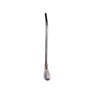 12 BOMBILLAS MATE TERERE ACERO INOXIDABLE REDONDA 18CM