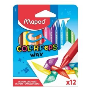 CRAYONES DE CERA MAPED COLOR PEPS WAX X12