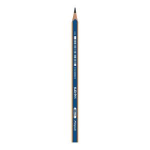 LAPIZ NEGRO GRAFITO NAVY CON GOMA MAPED HB2 TUBO X72