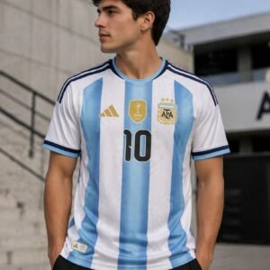 CAMISETA ARGENTINA AFA 2026 FAN BORDADO MESSI 10