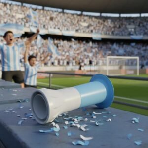 CORNETA CLAXON PLASTICA ARGENTINA MUNDIAL