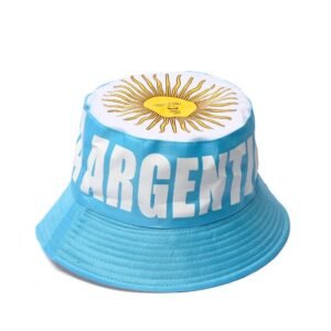 GORRO PILUSO SELECCION ARGENTINA CELESTE Y BLANCO MUNDIAL
