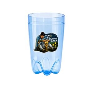 VASO FERNETERO PLASTICO CELESTE MESSI