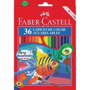 LAPICES FABER CASTELL ECOLAPIZ ACUARELABLES x 36 COLORES