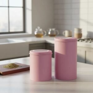 SET DE LATAS VERTEDORAS YERBERO AZUCARERO TARRO YERBA