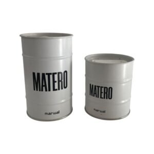 SET DE LATAS VERTEDORAS YERBERO AZUCARERO TAMBOR MATERO