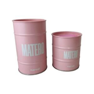 SET DE LATAS VERTEDORAS YERBERO AZUCARERO TAMBOR MATERO
