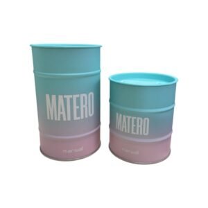 SET DE LATAS VERTEDORAS YERBERO AZUCARERO TAMBOR MATERO